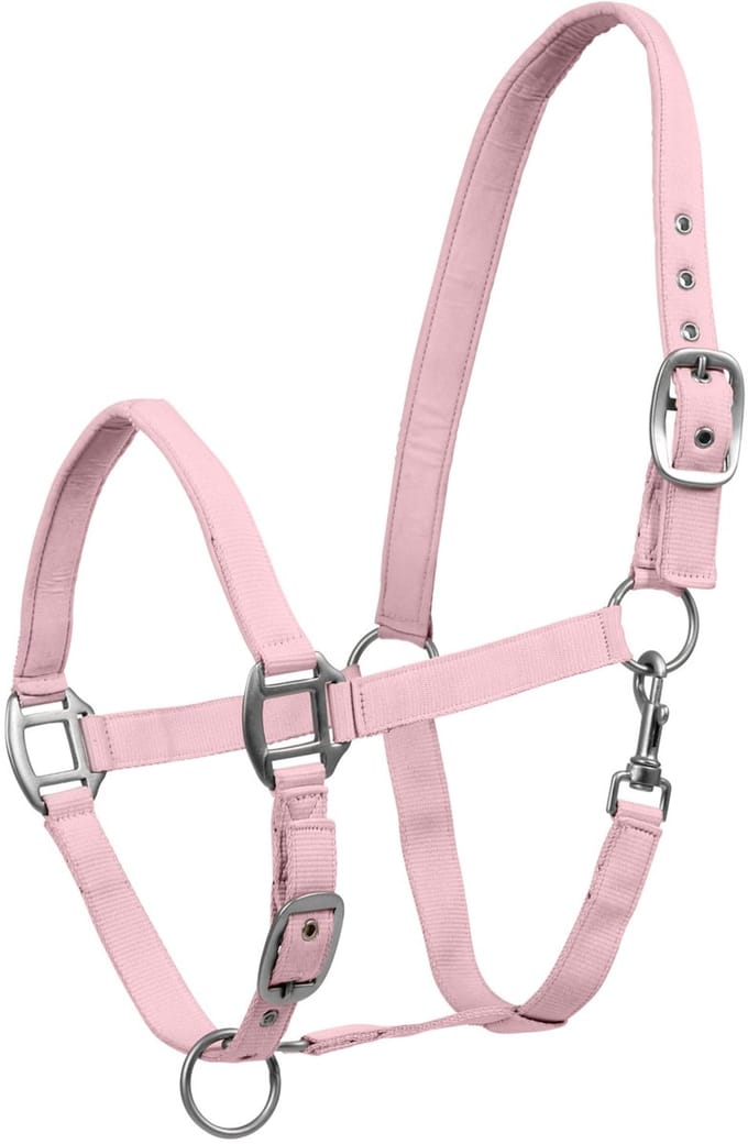 Waldhausen Perlon Satin - Paardenhalster - Lichtroze Shet