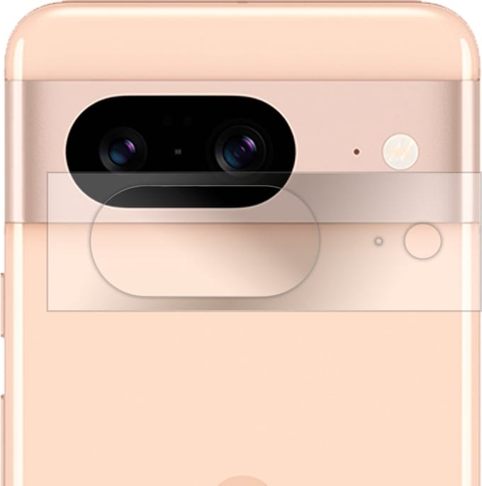 Camera Lens Protector - Geschikt voor Google Pixel 8 - Extra Sterk - Gehard Glas - Camera Screenprotector - Beschermglas - Tempered Glass - Screen Protector