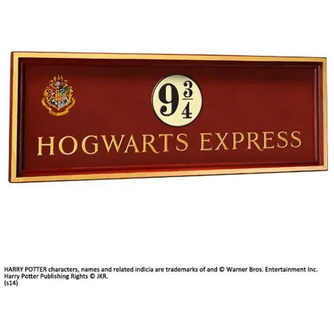 Harry Potter - Hogwarts 9 3/4 Wandbord