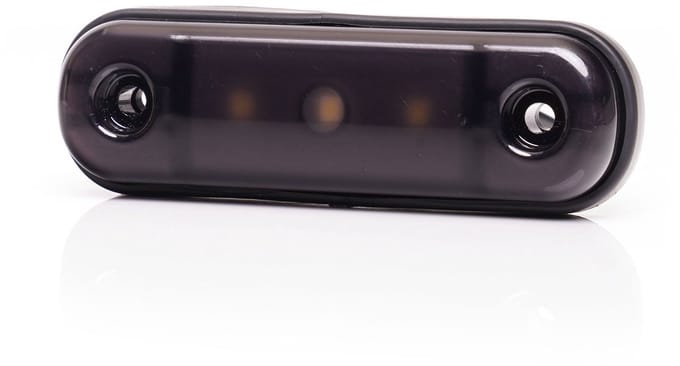 Markeringslicht - WAS - W275.1 1 - 3.3 - 8.4cm - Smoke - Amber - 12V-24V