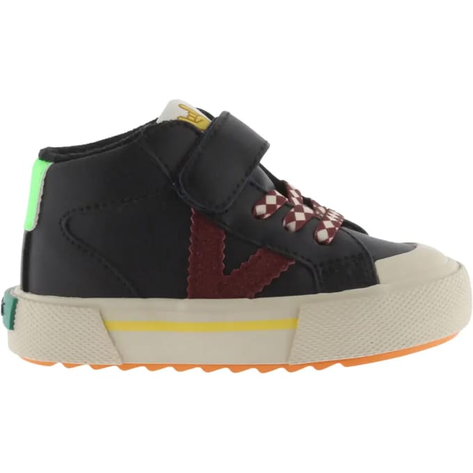 Gestreepte leren en elastische sneakers voor kinderen Victoria Tribu