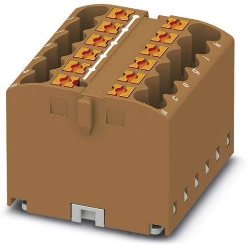 Phoenix Contact 3273296 Verdeelblok 31.2 mm Spanveer Bruin 8 stuk(s)