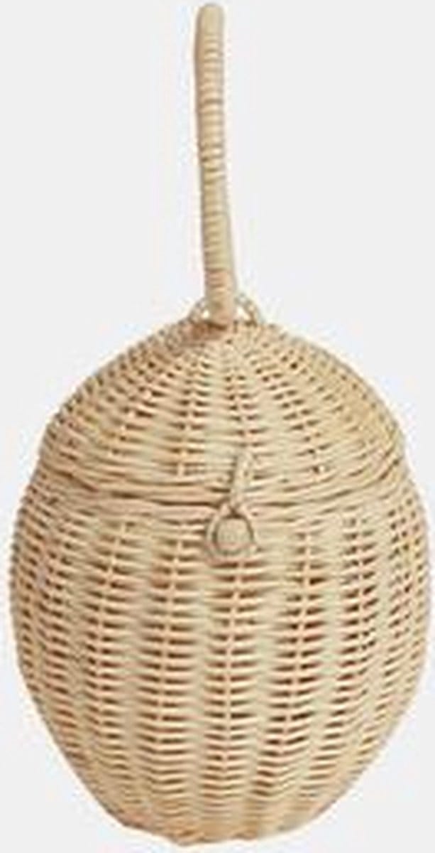 Olli Ella rieten Egg Basket Vanilla