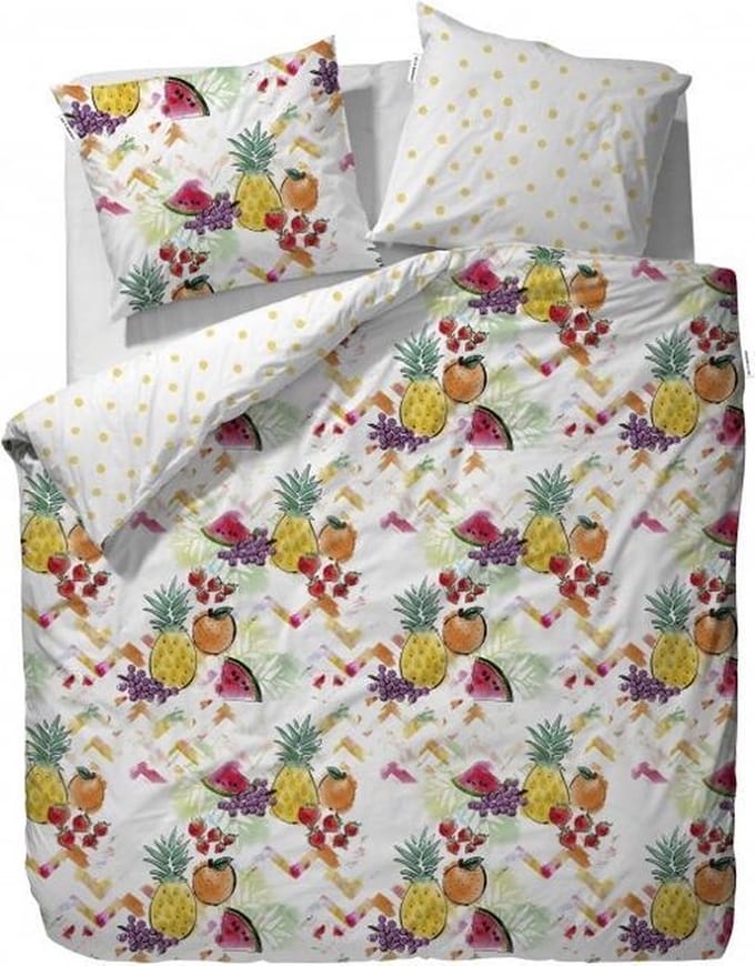 Covers & Co Frutas Dekbedovertrek - 200x200 + 2x 50x75 cm - Multi