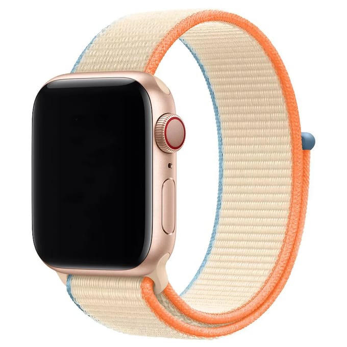 2+1 | Apple Watch Bandje - Geweven - Nylon - Cream