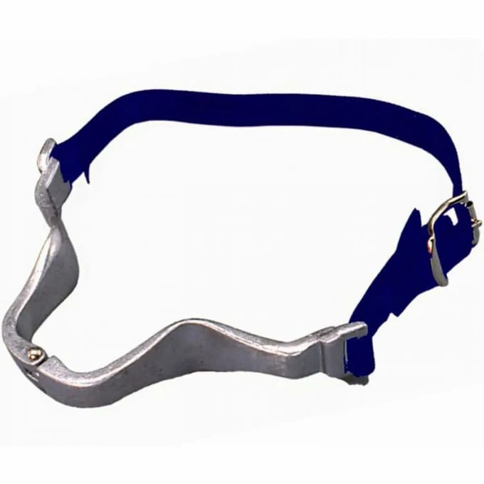 Nylon en aluminium anti-aashalsband voor paarden Tattini