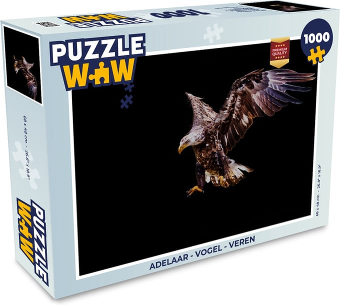 Puzzel Adelaar - Vogel - Veren - Legpuzzel - Puzzel 1000 stukjes volwassenen