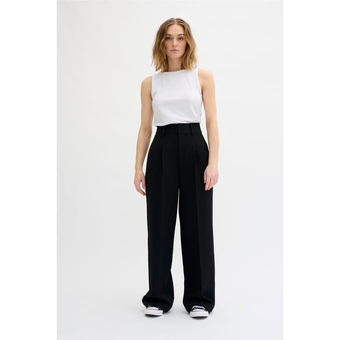 My Essential Wardrobe 28 The Tailored High Pant Broeken Dames - Zwart - Maat 36