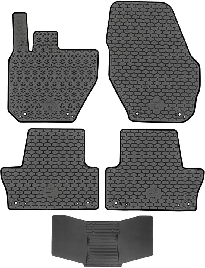 Max-Dywanik Doma - Volvo XC60 I - Rubber - Precieze Pasvorm - Zwart
