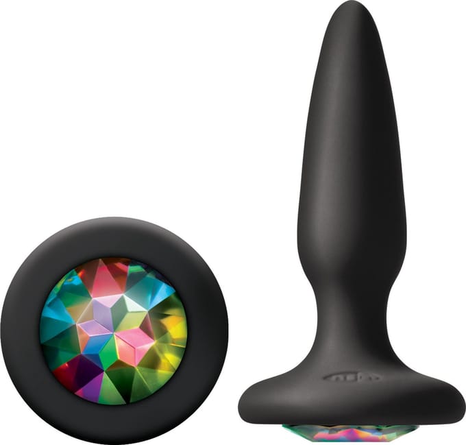 NS Novelties - Glams Mini Rainbow Gem - Anal Toys Buttplugs Meerkleurig