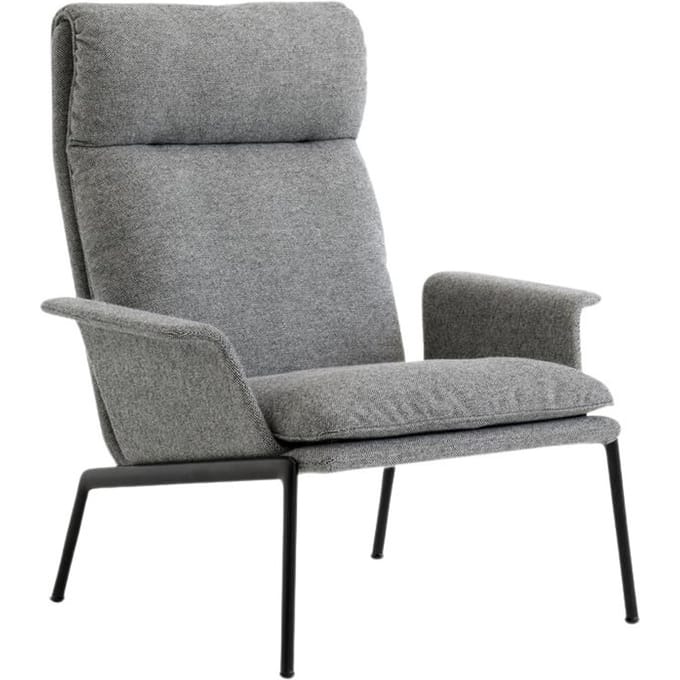 &Tradition Muno loungestoel LN17 - Hallingdal 126 - zwart beige