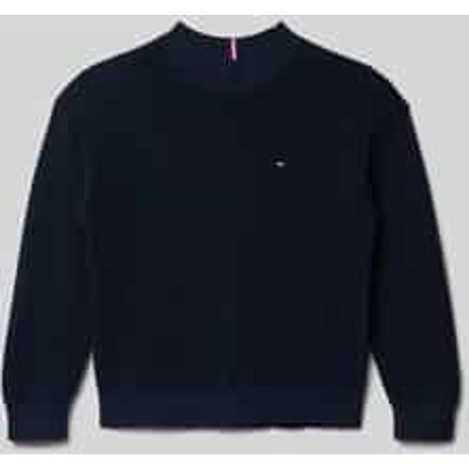 Regular fit gebreide pullover van zuiver katoen