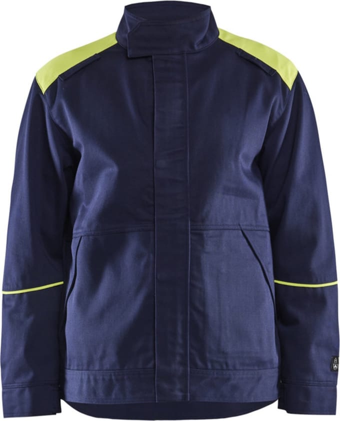 Blåkläder 4801-1501 Lasjack Marineblauw/Geel maat L