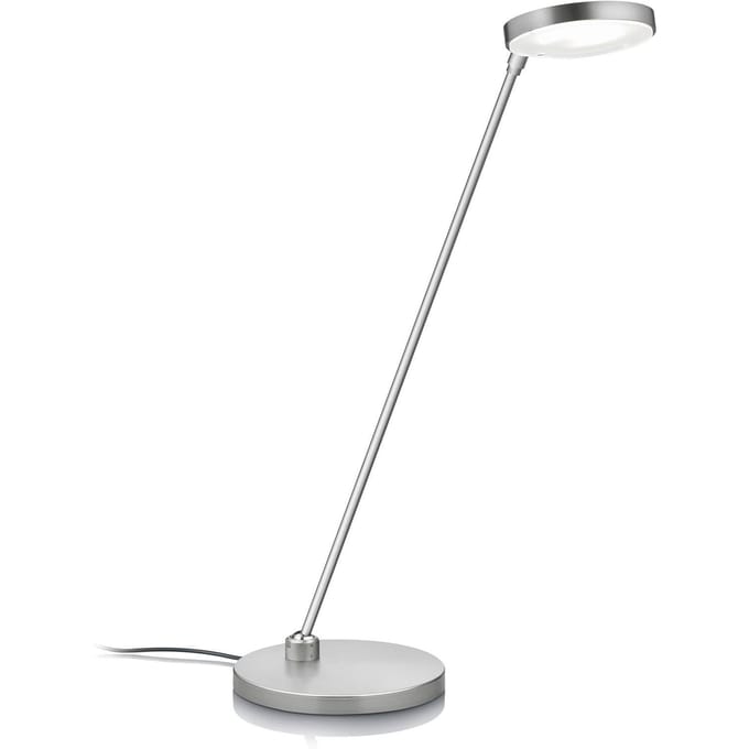 Knapstein LED tafellamp Thea-T, mat nikkel