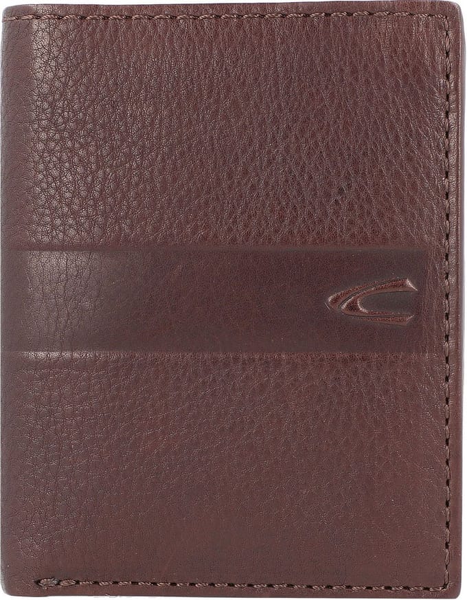camel active Mali Portemonnee RFID Leer 10 cm - Jongens - Staand formaat - darkbrown