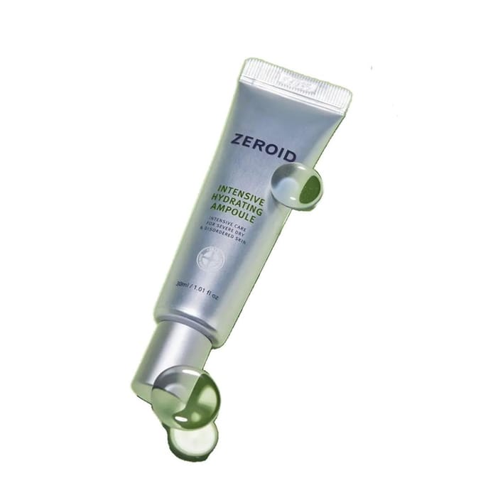 ZEROID Intensief Hydraterende Ampoule Diep Hydraterend Barrière Herstellend Serum 30ml 1 Pack (30ml) gray