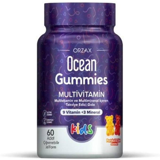 Orzax Ocean Gummies Multivitamine Voor Kinderen 60 Kauwbare Gelvorm