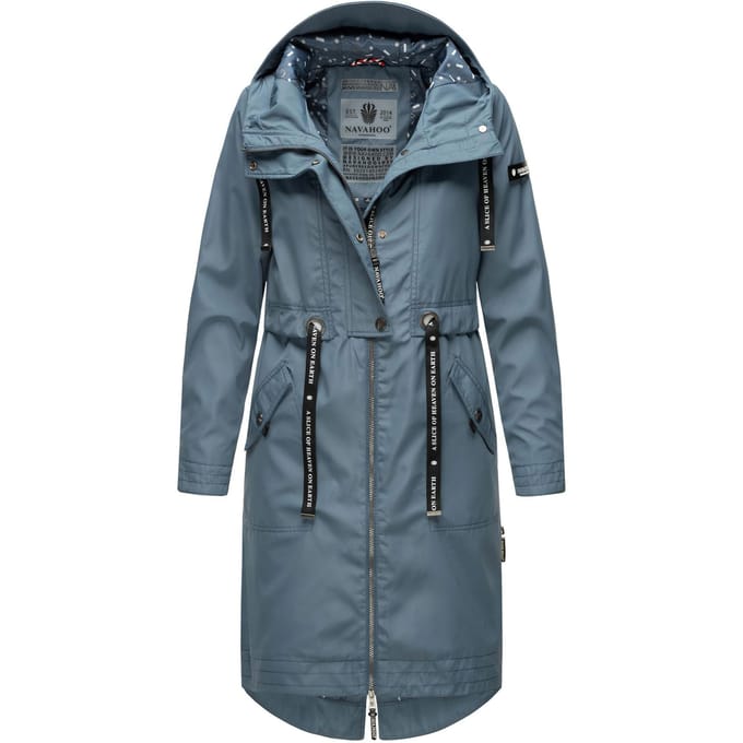 Navahoo Dames Tussenmantel Josinaa – Licht & Modern met Capuchon
