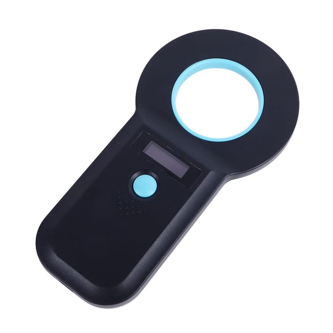 Dierlijke Chip Lezer Efficiënte Multifunctionele Draagbare Handheld Huisdier Microchip ID Tag Scanner gray