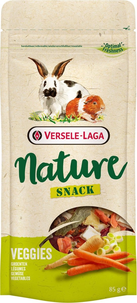 Versele-Laga Nature Snack Veggies - Knaagdiersnack - Groente 85 g