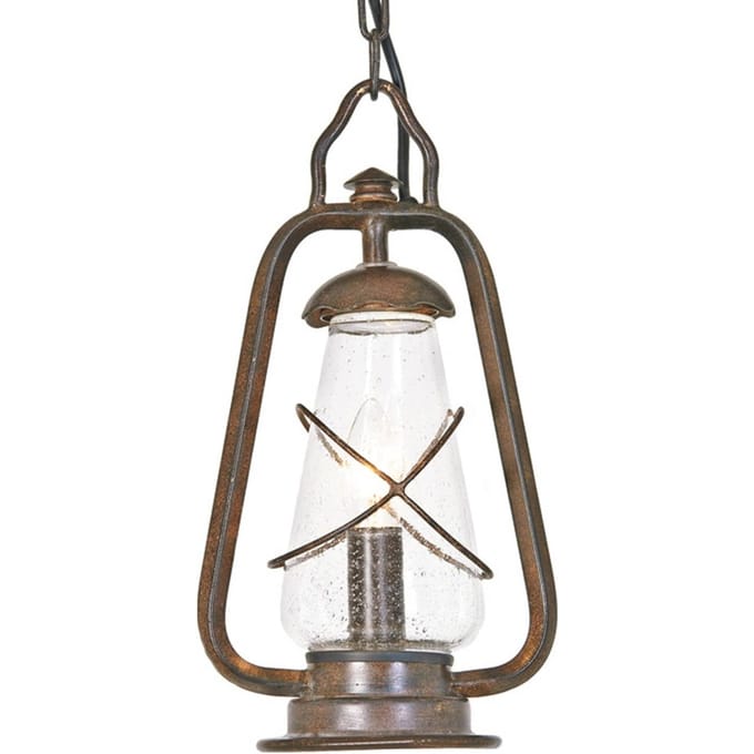 Elstead Lighting LED Buiten Hanglamp Miners | 1X E27 Max 60W | IP44 | Dimbaar | Old Bronze