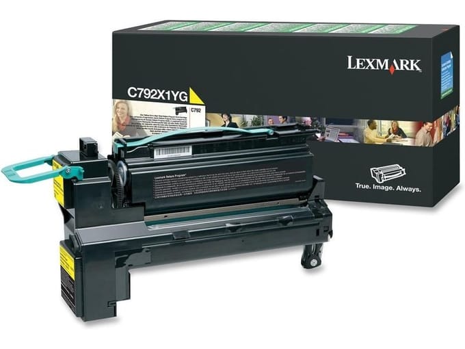 Lexmark C792X1YG Toner Geel Extra hoge capaciteit