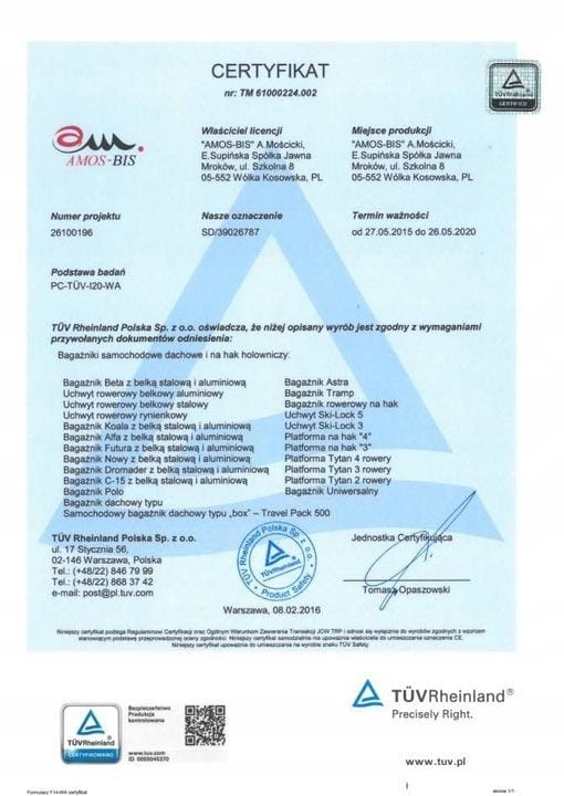 Dakdrager Skoda Fabia mk III Hatchback 5D bouwjaar 2015-2021