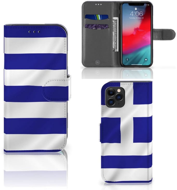 Apple iPhone 11 Pro Bookstyle Case Griekenland
