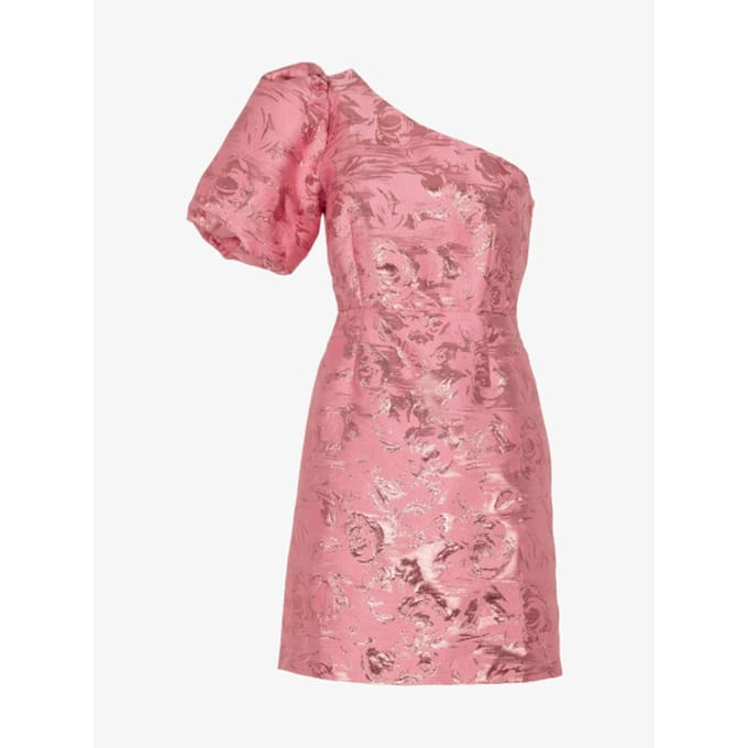 Freebird Dania Lurex Dames - Jurk - Roze - Maat S