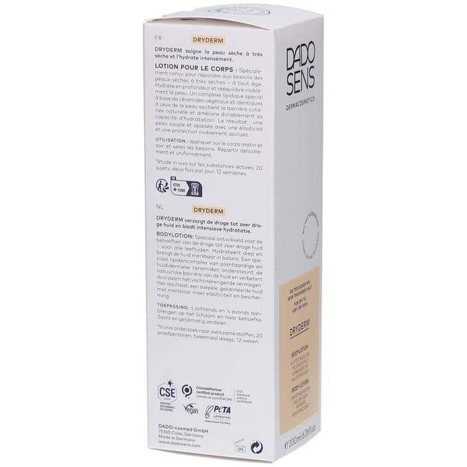 DADO SENS DRYDERM BODYLOTION Bodylotion Dames 200 ml