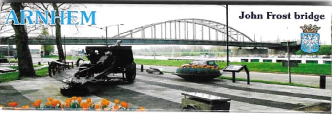 Koelkastmagneet - Magneet Arnhem - John Frost Bridge Bij Dag