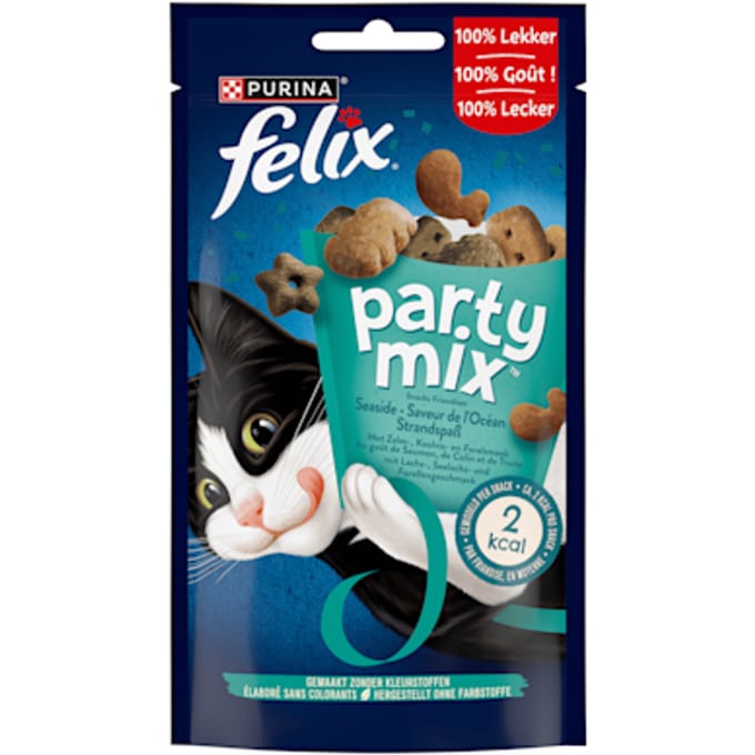 Felix Snack Party Mix - Seaside - Kattensnack - 60 g