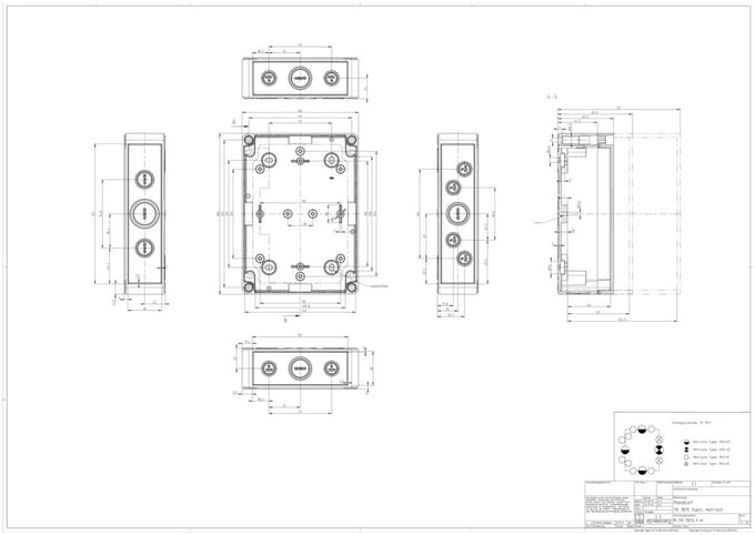 Spelsberg TK PC 1813-6F-M Installatiebehuizing 130 x 180 x 63 Polystereen, Polycarbonaat, Polyurethaan, Polyamide Lichtgrijs 1 stuk(s)