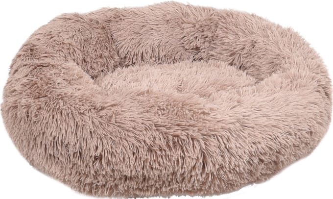 HONDENMAND DONUT ROND LICHTBRUIN 50CM