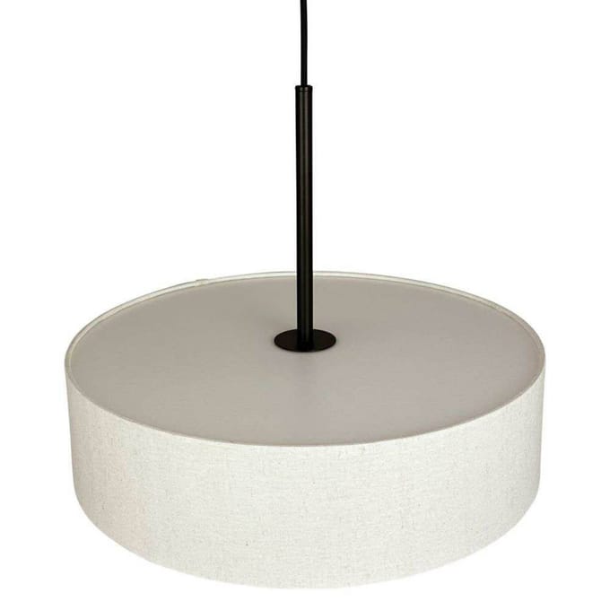 Dyberg Larsen hanglamp Calix, hoogte 12 cm, naturel wit