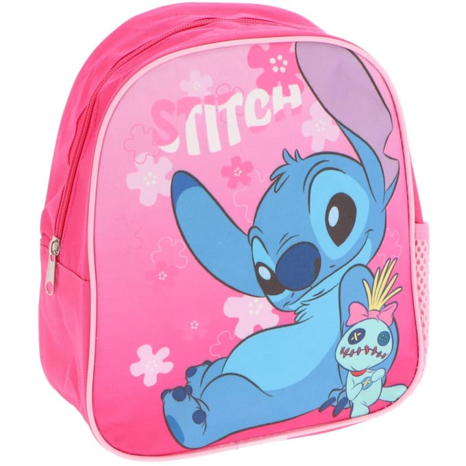 Stitch rugtas 1st Choice roze 25x22x10 cm