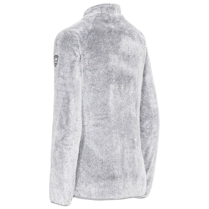 Trespass Dames/dames TELLTALE Winter Fleece Jas (Zilvergrijs)