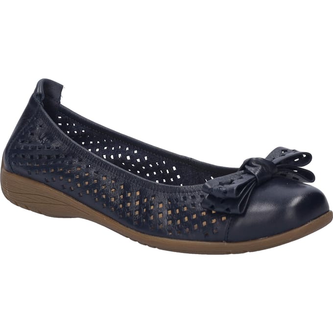 JOSEF SEIBEL Dames Ballerina Fenja 24 in blauw