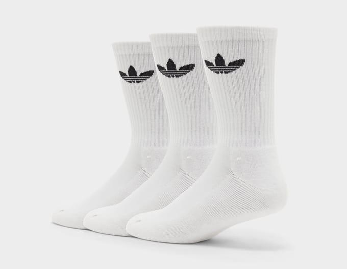 Adidas Originals Crew 3er Pack Sokken Wit