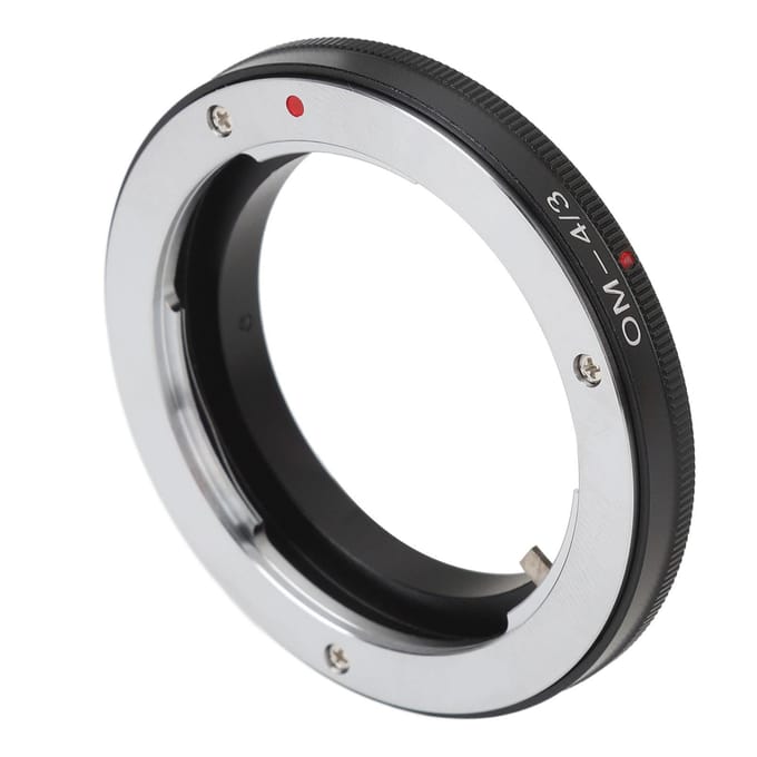 Lens Mount Adapter Ring voor OM‑43 Aluminiumlegering Lens Mount Adapter voor OM Mount Lens naar 43 black