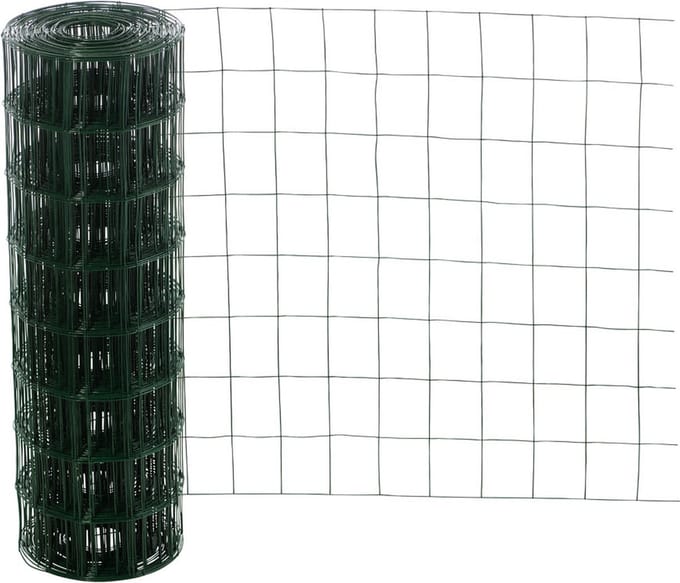 Tuingaas groen 100x75mm 80cm 2.1mm 25m.