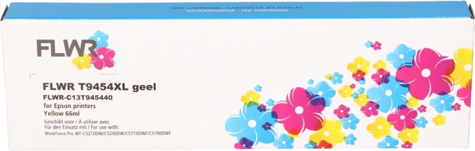 FLWR - Inktcartridge / T9454XL / Geel - Geschikt voor Epson