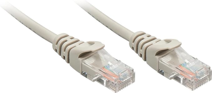 LINDY 48366 RJ45 Netwerkkabel, patchkabel CAT 5e U/UTP 7.50 m Grijs Onafgeschermd 1 stuk(s)