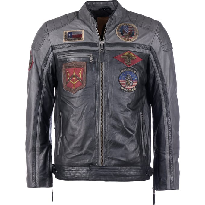 Top Gun leren jas TGJ1005