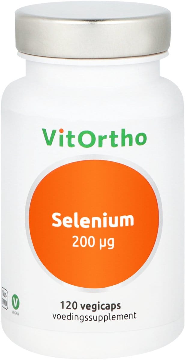 VitOrtho Selenium 200mcg 120 Vegetarische capsules