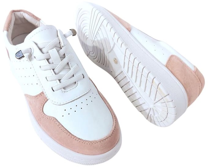 Adventure Shoes Sneaker Pesaro Wit Roze