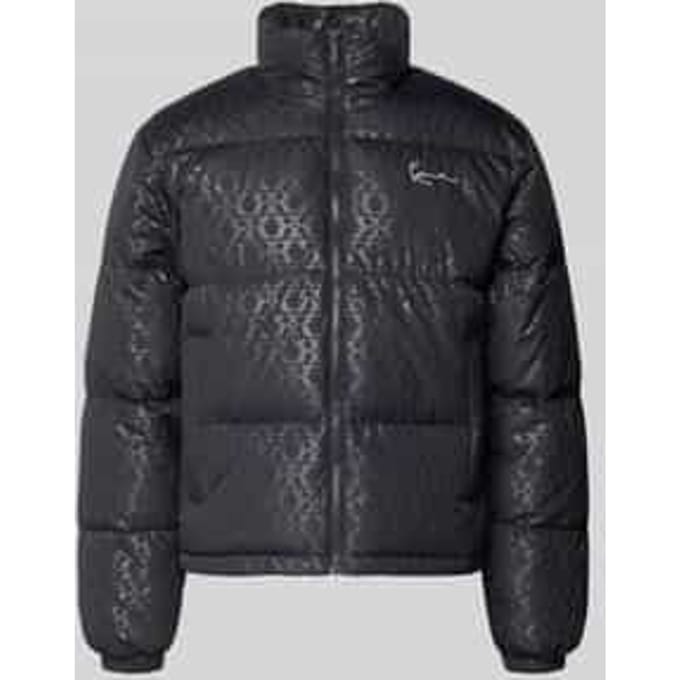 regular fit buffer jacket met all-over logoprint model 'Signature'