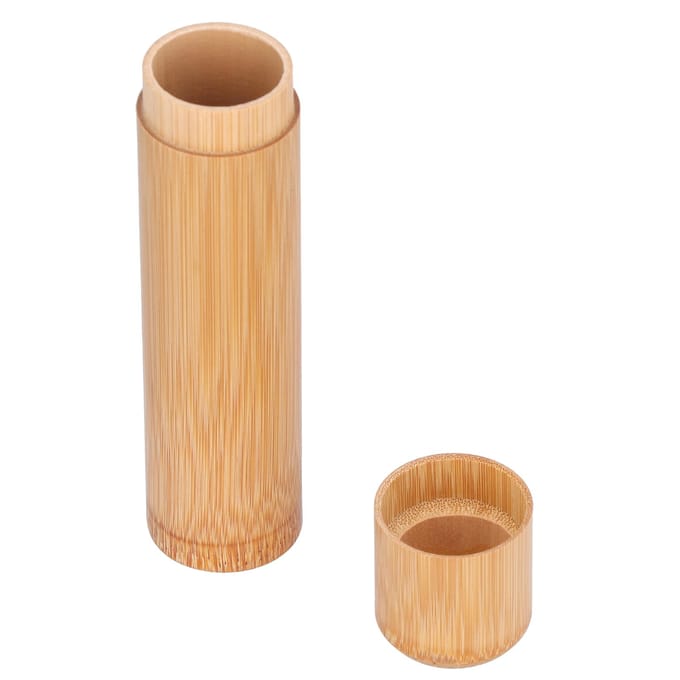 Boîte à thé en bambou portable récipient de stockage pour thé café grains noix style 4 beige