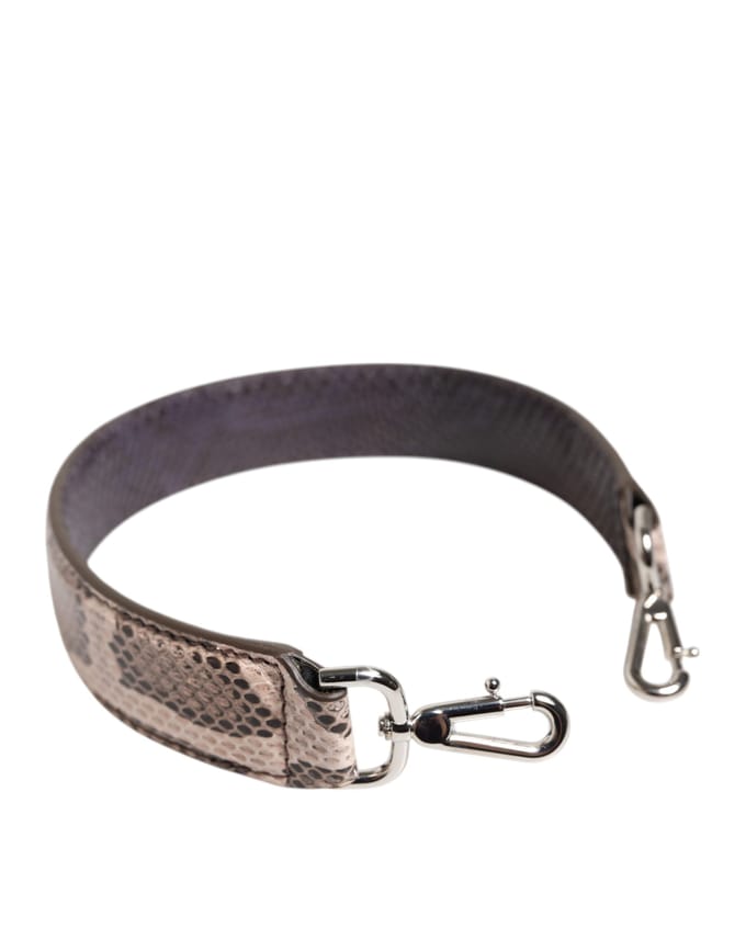 Dolce & Gabbana Beige Exotisch Leren Handtas Accessoire Schouderriem