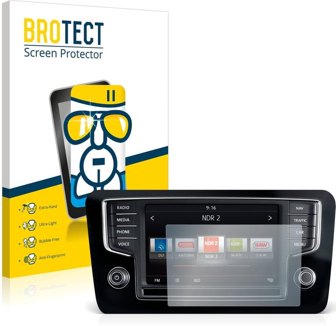 Screenprotector voor Volkswagen Sharan 2015 Composition Media 6.5" 2015 Beschermglas transparant
